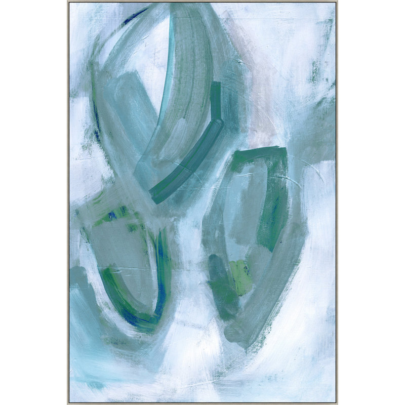 "Try Again" par Thom Filicia - peinture sur toile à cadre flottant