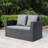 Aliveya Premium All-Weather Wicker 7 - Person Patio Conversation Set with Cushions