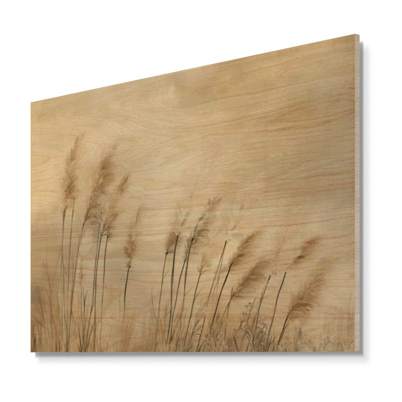 Décoration murale Neutre Pampas Field II - Bohème, 18" H x 24" W, Rectangle