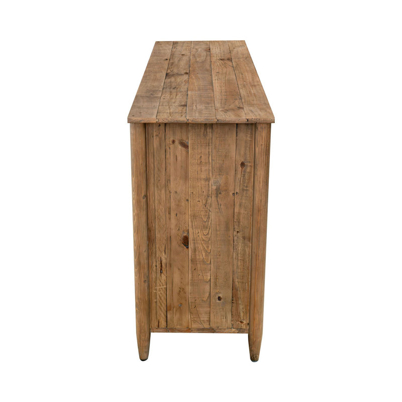 Tammie 6-Drawer Reclaimed Pine Dresser, Brown