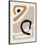 «Neutral Abstract 1 Minimal Modern Art» par juillet, reproduction d'art sur toile encadrée-411180186-411180184