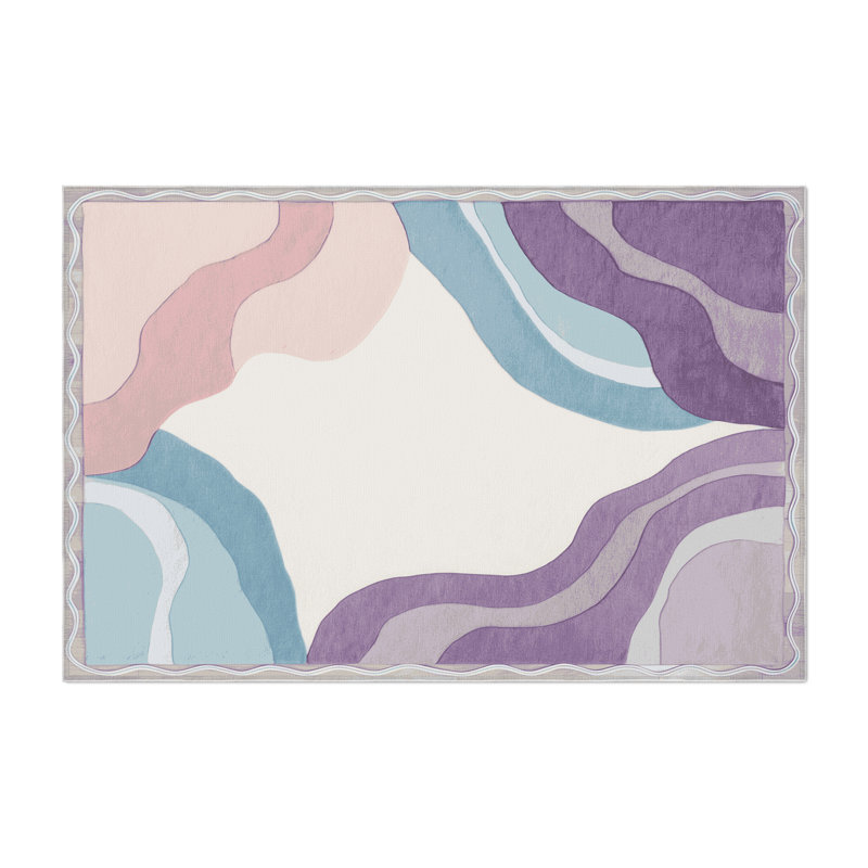 Wistful Stream Indoor And Outdoor Area Rug, Rectangle 8' x 10'