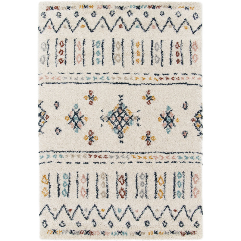 Abriela Moroccan Shag Area Rug, Rectangle 160 x 230cm