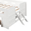 Lit plateforme en bois pleine grandeur avec garde-corps et tiroir, blanc-800012684-800012675