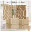 Paravent 8 panneaux pliable avec cadre en bois d'acacia et bambou naturel