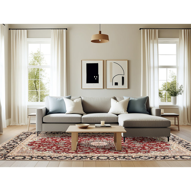 Mikael Oriental Indoor Rug, Rectangle 6' x 9'