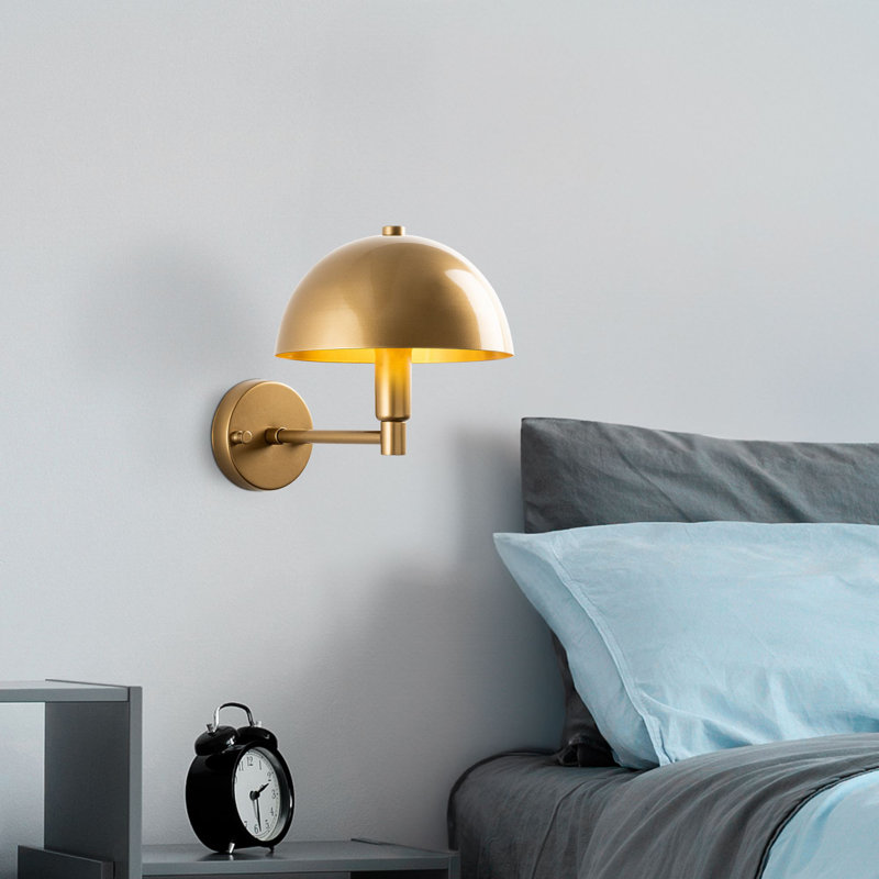 Lampe murale, Doré