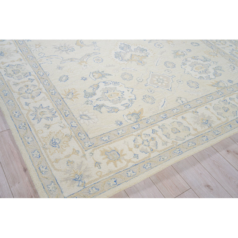 Marietta Oushak Handmade Oushak Oriental Area Rug, Rectangle 14' x 18'