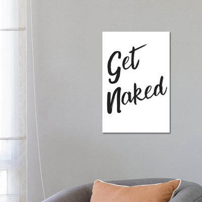 Get Naked Funky by Pixy Paper - Wrapped Canvas Print