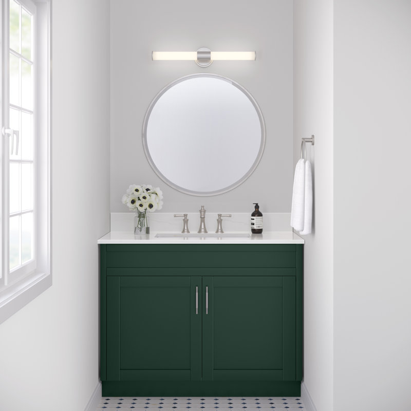 2 - Light Dimmable LED Bath Bar, Brushed Nickel