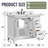 Allendale 42" Freestanding White Single Sink Bathroom Vanity With Quartz Top-1299747343-1299747340