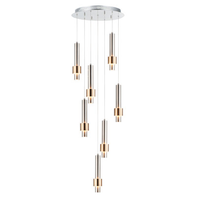 Luminaire suspendu à DEL 7 niveaux