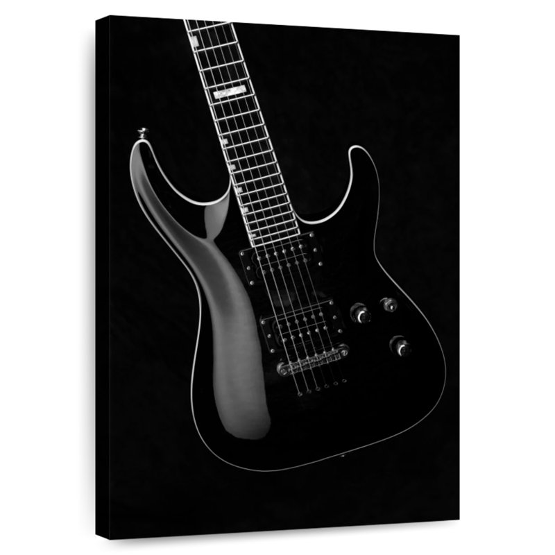 Abarca BW Electric Guitar, 36" H x 24" W