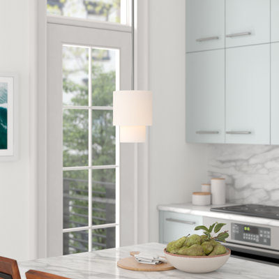 Luminaire suspendu tambour simple à 1 lumière Cebron