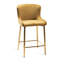 Mireille Upholstered Adjustable Height Counter Stool with Metal Frame-85067990-85067989