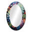 Vert bleu succulent Serenade III - miroir mural succulent, miroir décoratif traditionnel, impression d'art en métal-121503321-121503325