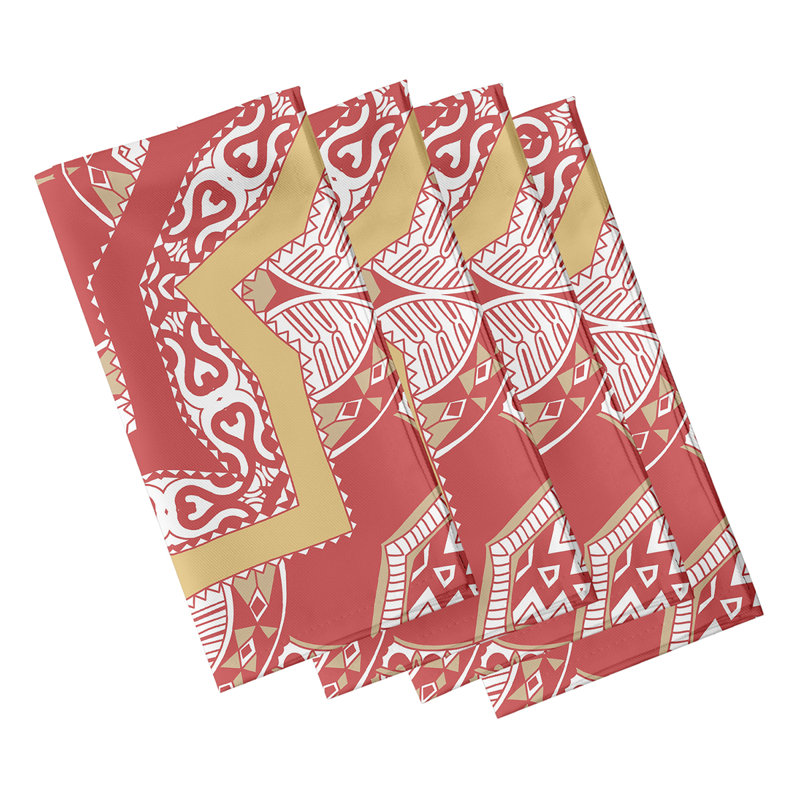 Arlinde Shawl Napkins, Orange