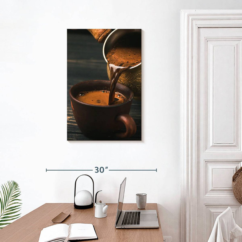 Yarlin Pouring Turkish Coffee, 30" H x 20" W