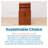 ECR4Kids Wooden Pretend Play Kitchen Storage Cupboard for Kids, Montessori Furniture-98539002
