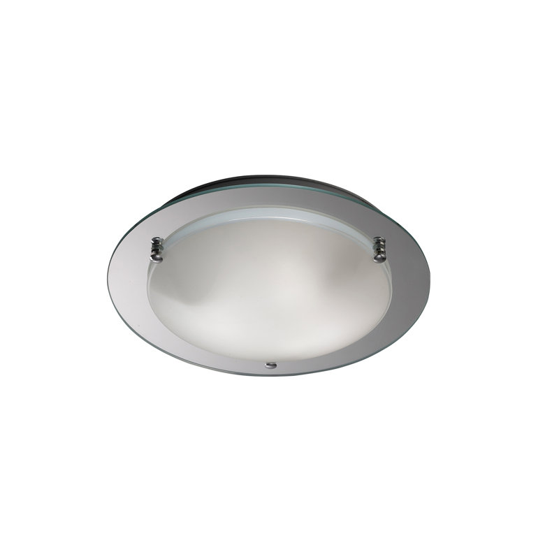 Niamh Glass Flush Mount, 11cm H x 45cm W x 45cm D