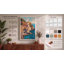 Clifftop Mediterranean Village Coastal - Wrapped Canvas-317924376-317924378