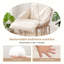 Balancelle hamac simple avec coussin surdimensionné Macrame-118619131