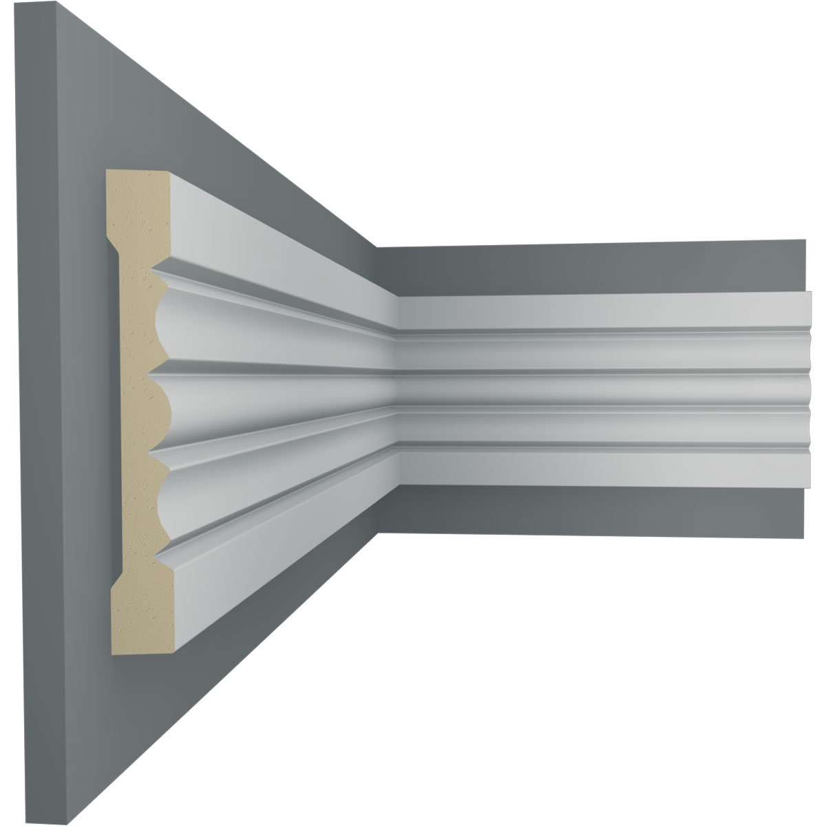 PCI Enterprises Legacy Fluted Panel Moulding | Wayfair