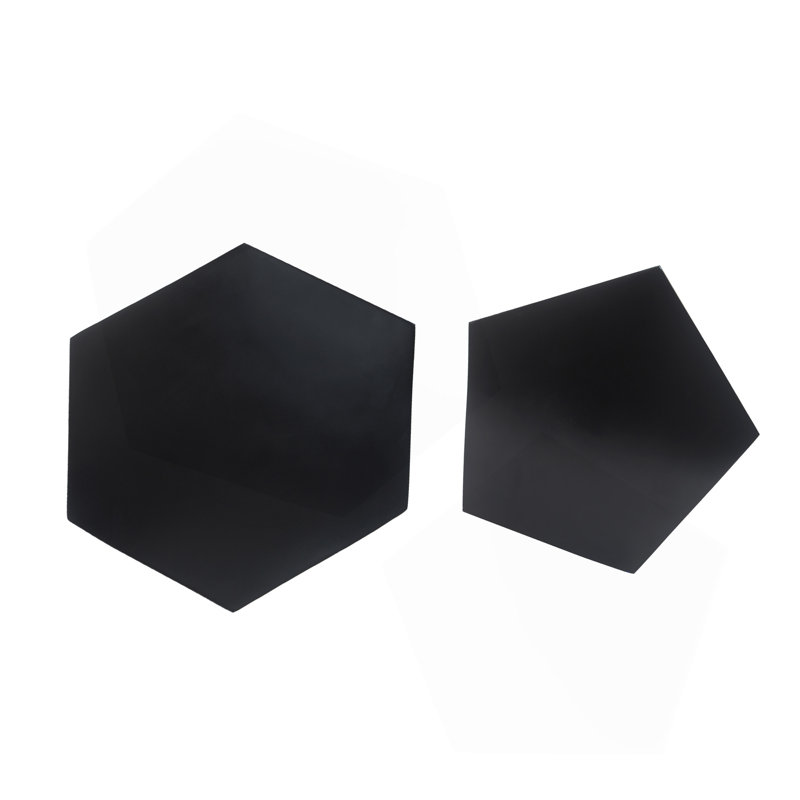 Modern Coffee Table Set, Black
