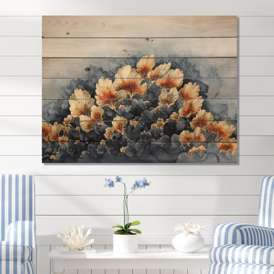 Coastal Liquid River Of Agate III - Nautical Wood Wall Decor On Natural Pine Wood