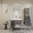 35.4" Wall-Mounted Single Bathroom Vanity Set-70381328