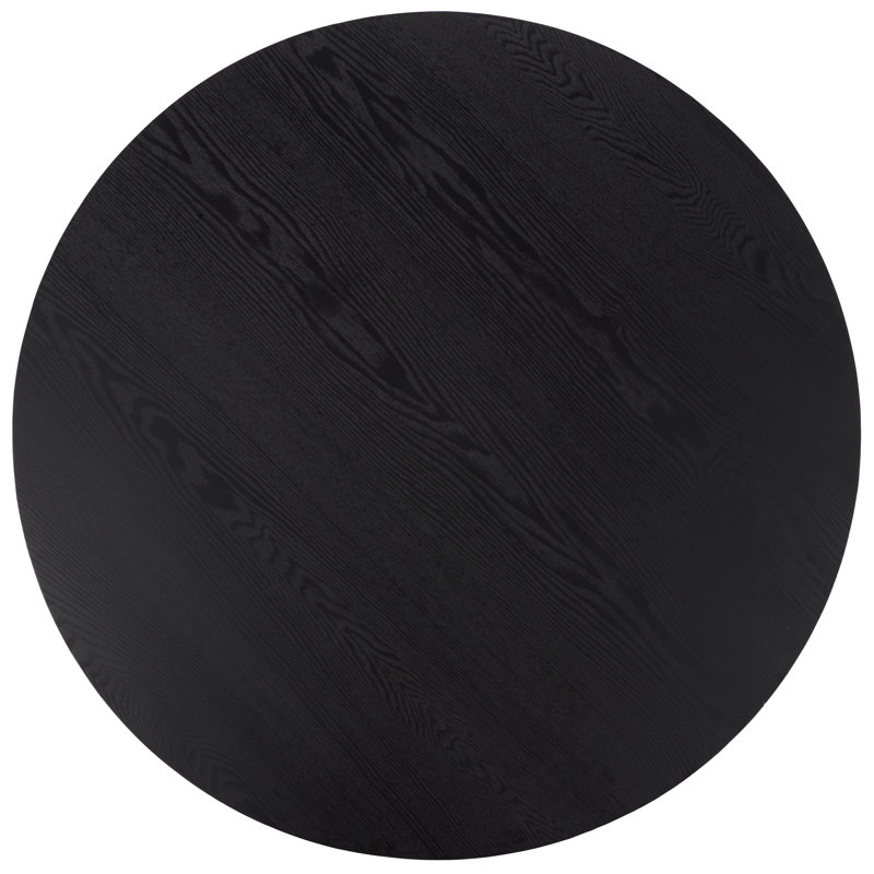 Hayliette Solid Wood Coffee Table, Black