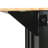Kitchen Cart With Rubber Wood Drop-Leaf Countertop, Storage Cabinet, 3 Drawers & 5 Wheels-2043768062