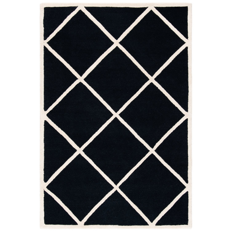 Sanyla Hand Tufted Wool Geometric Rug