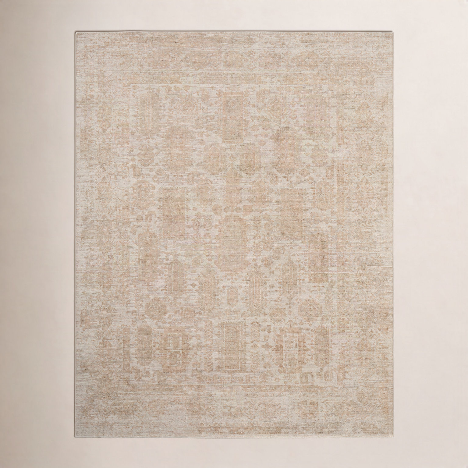 Oxford Tan Hand-Woven Oriental Rug, Rectangle 2' x 3'