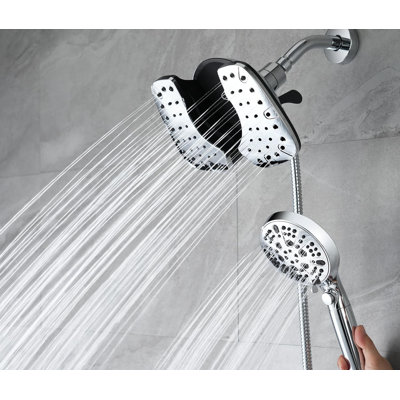 Rain Dual Shower Head 2.5 GPM GPM