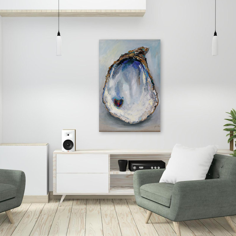 Amour d'huître contemporain et BCBG, H 36 po x l 24 po