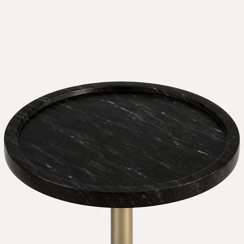 NOAH DRINK TABLE, Gold; Black; White; Gray