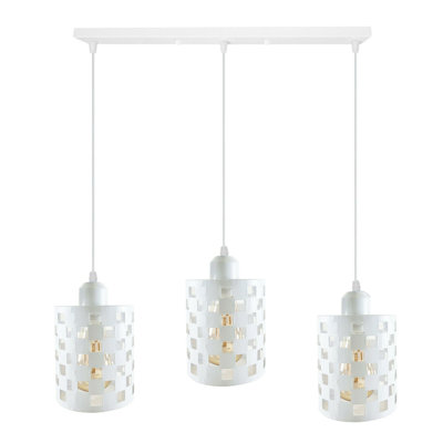 Haarlem 1 - Light White Drum Pendant