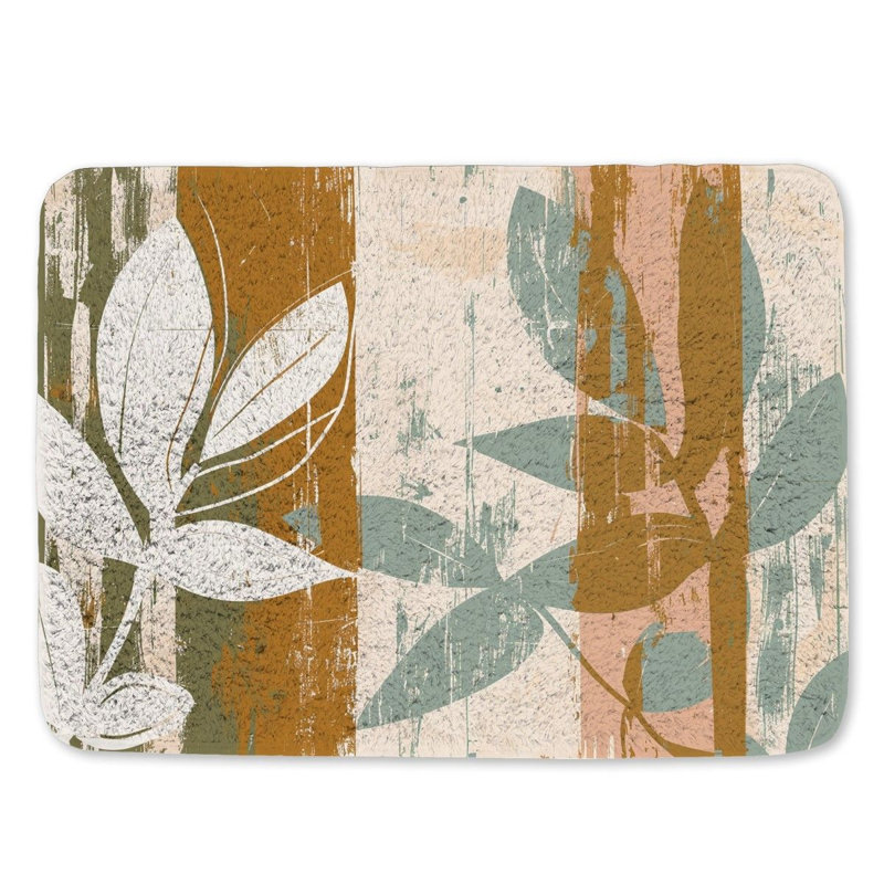Kenndrick Microfiber / Microsuede Bath Mat, Single - 24" L x 17" W