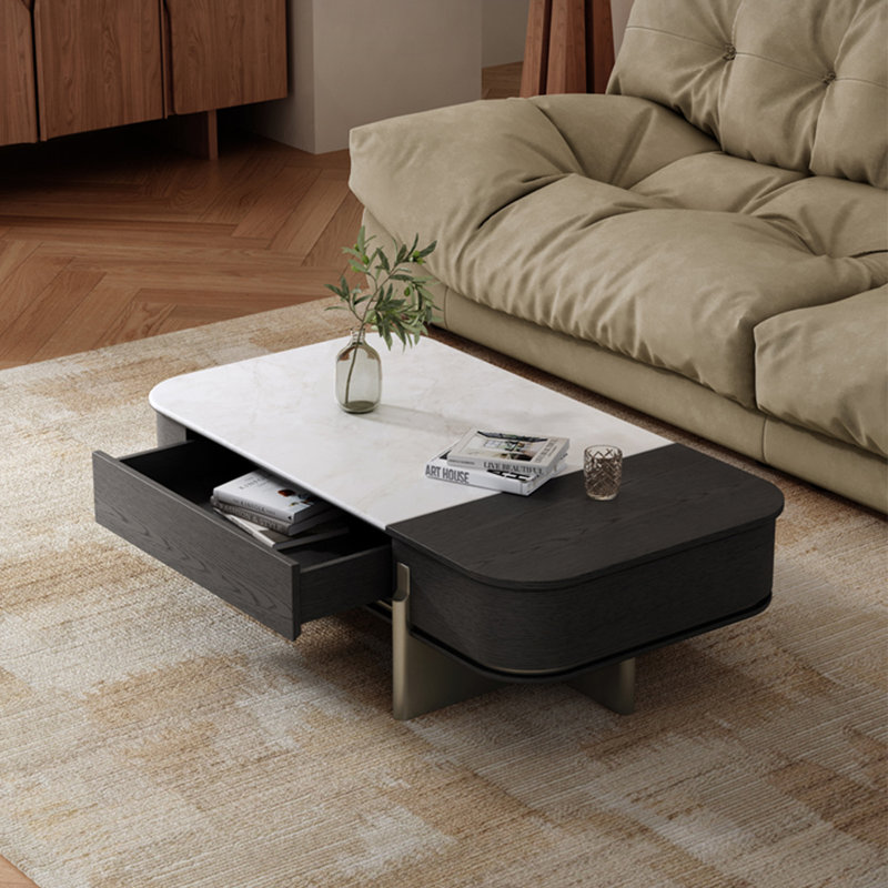 Table basse simple en pierre micro-cristalline
