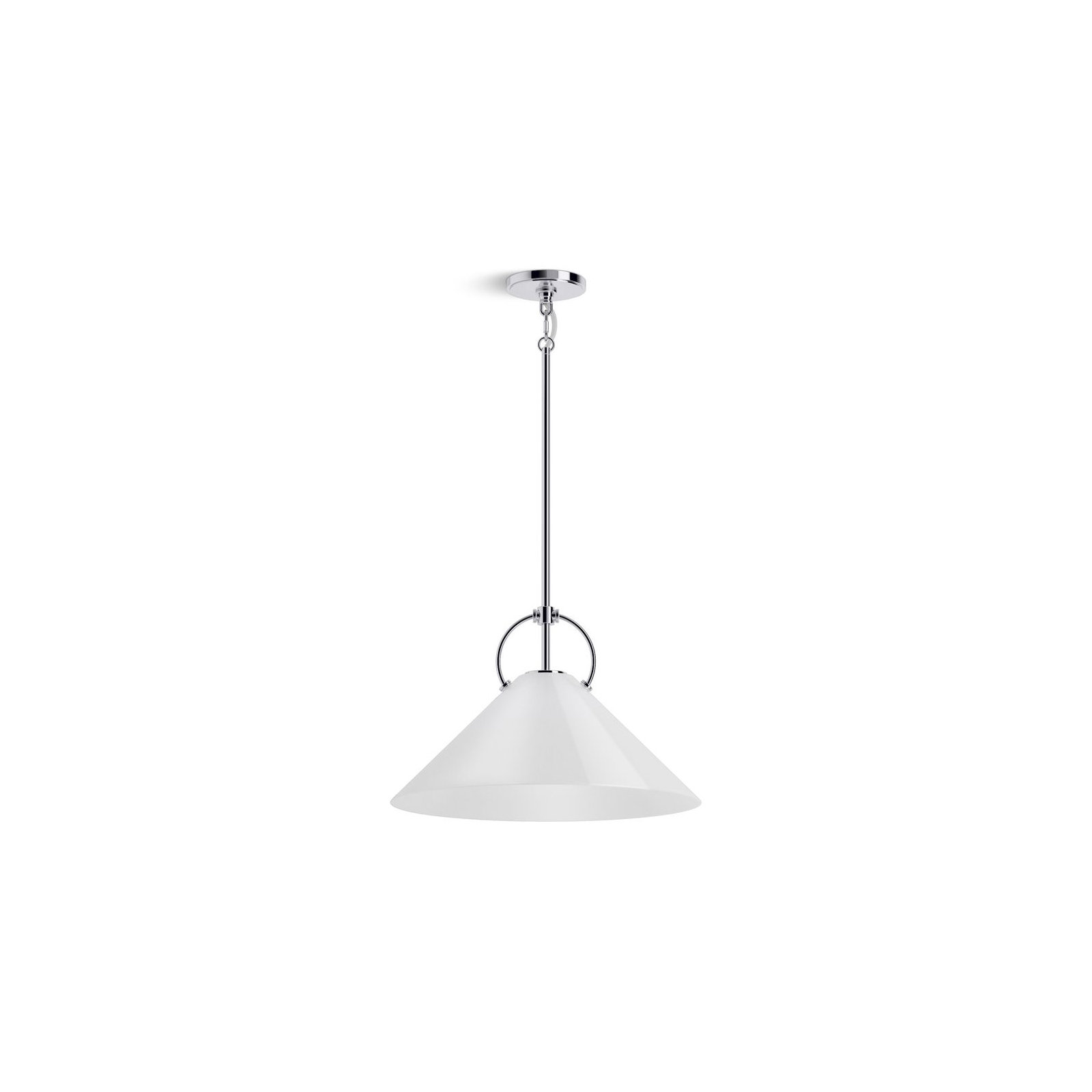 Kernen By Studio McGee 18 in. Pendant, Polished Chrome