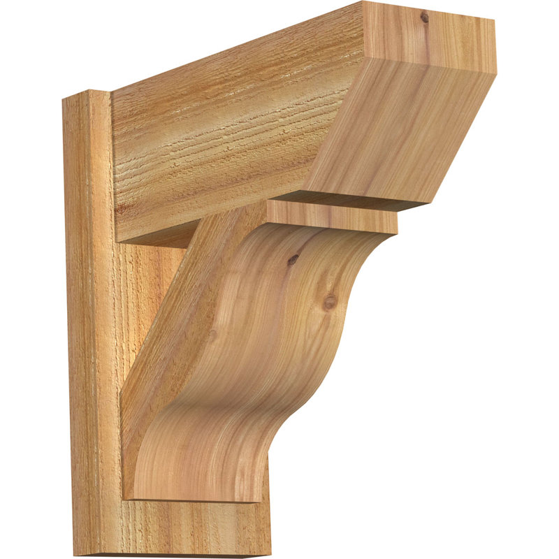 Funer à lattes Funston, P 44 po x H 44 po, Cèdre rouge de l'Ouest de 8 po (sciage brut)