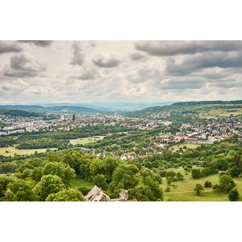 Valley And City Of Loerrach - Wrapped Canvas Print, 30cm H x 46cm W