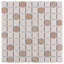 Crystalline Square 1.1" x 1.1" Porcelain Grid Mosaic Wall & Floor Tile-1787685493