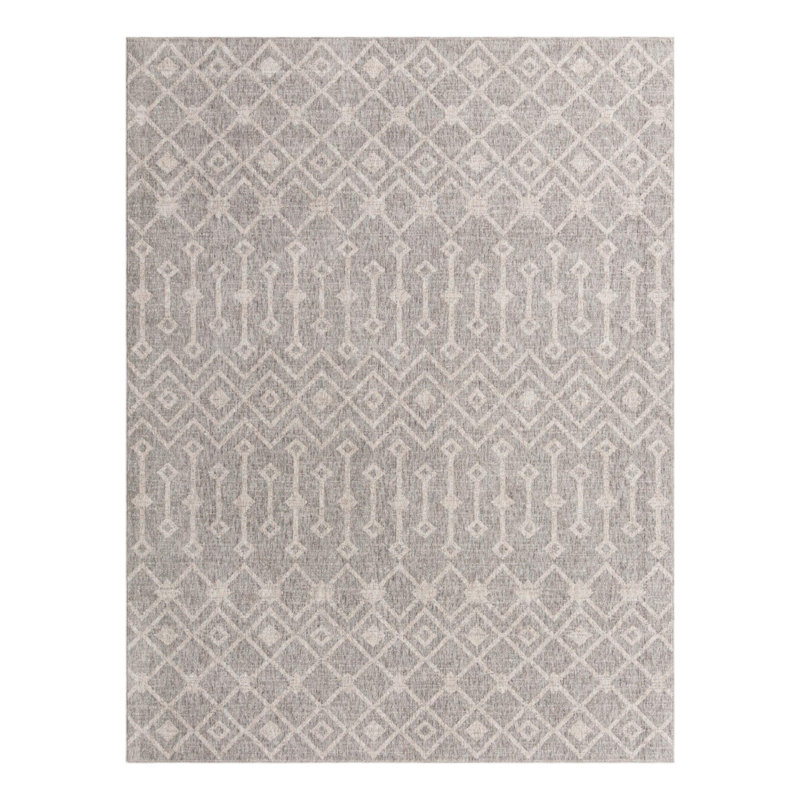 Barnkine Geometric Indoor Rug, Rectangle 7'10" x 10'