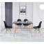 Table 115 x 75 x 75 cm, table à manger, table de bureau, table basse