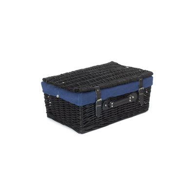 Wicker Hamper Basket with Lining