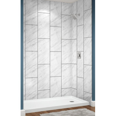 Carrera Walls with 12 x 24 Vertical Tile 60" x 36" x 96"