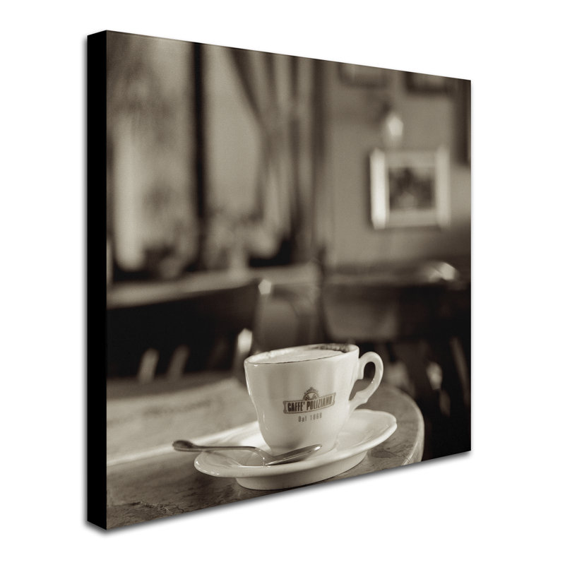 «Toscane Caffe IV» par Alan Blaustein, reproduction de photo sur toile tendue, H 18 po x l 18 po x P 2 po