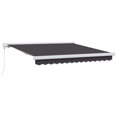 Ivy Bronx Fabric Cover Retractable Patio Awning